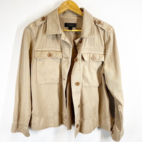 J. Crew Safari Shirt Jacket - Picture 3 of 9